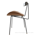 wholesale cheap modern steel dining chair